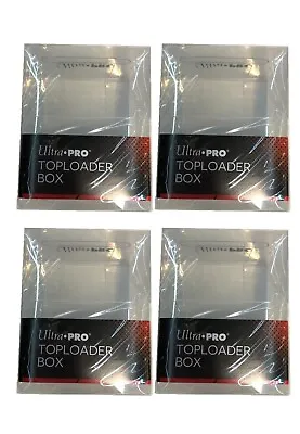 4-PACK NEW Ultra Pro Toploader Clear Trading Card Storage Box Case 85398 MTG GPK • $19.95