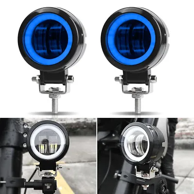 3 Inch Round LED Work Light Bar Spot Pods Halo Lamp Fog Driving Offroad ATV 4WD • $23.99