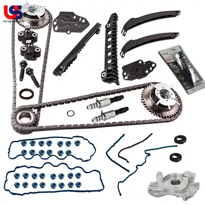 Timing Chain Kit Oil Water Pump Cover For 04-08 Ford F150 Lincoln 5.4L 3V • $200