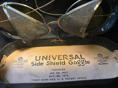 Antique Wilson & Co. Side Shield Goggles In Case • $135