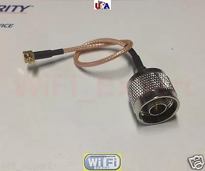 N TYPE Male To MCX M/F STRAIGHT ANGLED RF Pigtail Cable COAX RG316 4-20inch USA • $13.79