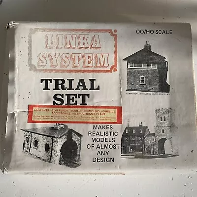 Linka System Trial Set - 5 Railway Brickwork Moulds 00 Gauge not Scalecast • £40