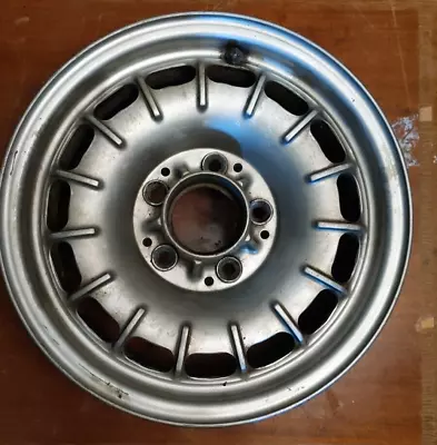 Mercedes W126 W123 14  Bundt Wheel 6Jx14H2 Alloy OEM Original 300D 300TD 6  Wide • $89.99