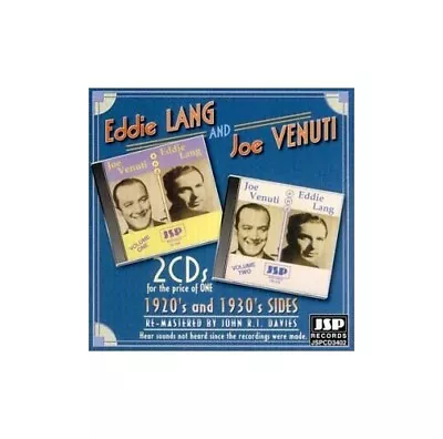 Eddie Lang & Joe Venuti - 1920's -1930's Sides - Eddie Lang & Joe Venuti CD 23LN • £10.94