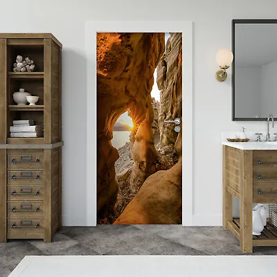 £143.47 • Buy 3D Sunlight Cave ZHU567 Door Wall Mural Photo Wall Sticker Decal Wall Amy