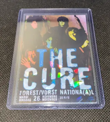 The Cure Custom Concert Mini Poster Prizm Holo Foil Card In Top Loader • $16.84