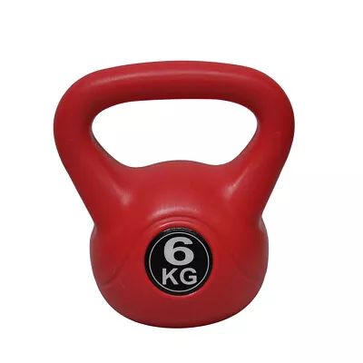 6kg Kettlebell - Home Gym Kettlebell Weight Fitness Exercise - Red • $29.95