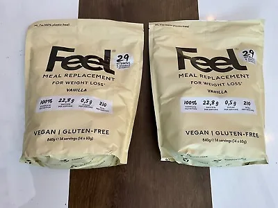 Feel Vegan Meal Replacement/protein Shake X 2.vanilla • £15