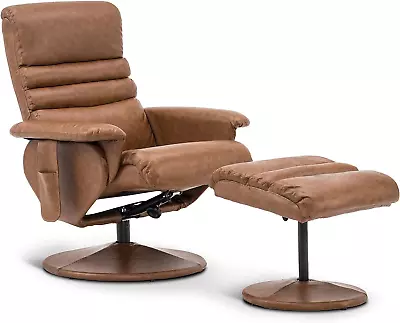 Recliner With Ottoman Reclining Chair With Massage 360 Swivel Living Room Chai • $334.99