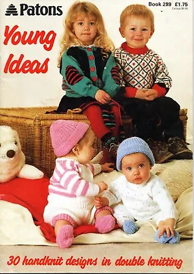 ~ Patons Young Ideas Knitting Pattern Book ~ 30 Patterns For Babies & Toddlers ~ • £5.50