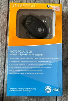 Motorola T305 Bluetooth Portable Car Speaker With Easy Pair New In Box • $35