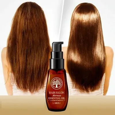 30ml Moroccan Hair Oil Pure Argan Growth Anti Hair Loss Dry Damaged Repair • $6.99
