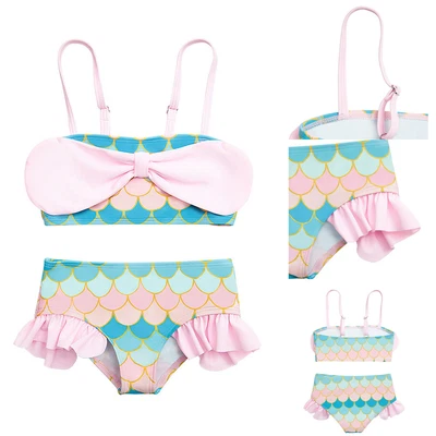 Newborn Baby Girls Clothes Swimsuit Swim Halter Surf Suit Shorts Swimming Set • £11.99