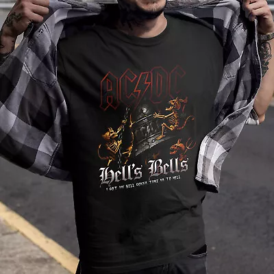 AC/DC Hells Bells Rock Band Graphic T-Shirt (S-4XL)  Mens & Womens • $32.50