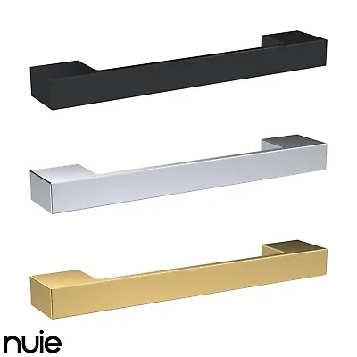 152mm Premium Furniture Bar Handles D-Shaped Brass Modern Black Gold Chrome • £5.95