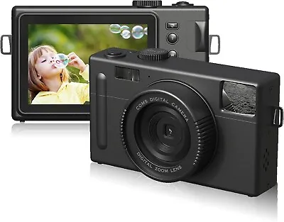 1080P Vlogging Camera With 16X Zoom 3 Inch LCD Display 24MP Video Camera • $49.95