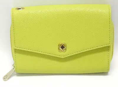 Miche Lime Green Faux Leather Wallet ~ Euc • $19.99