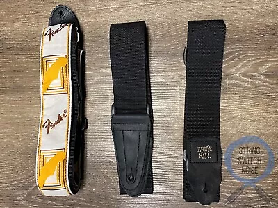 3 X Guitar Strap Pack -  Fender Ernie Ball • $39