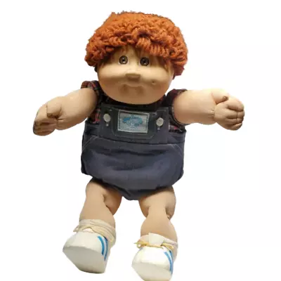 Vintage 1982 Cabbage Patch Kids Boy Doll - Dark Auburn Hair Brown Eyes 16  Siz • $12.80