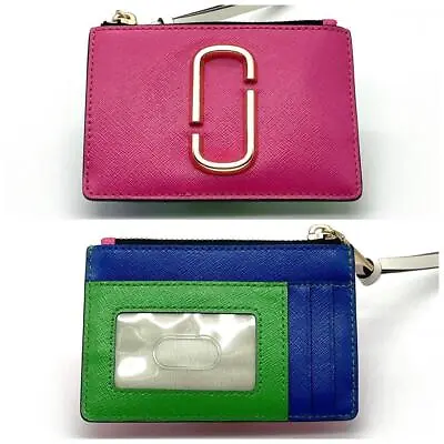 Marc Jacobs Bright Pink With Gold Logo Multi-wallet AA Rank Japan • $83