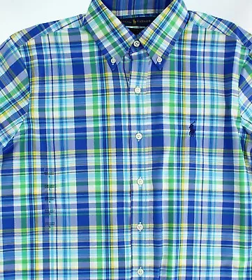 Ralph Lauren Oxford Shirt Men's Classic Fit Performance Short Sleeve Nylon • $39.99