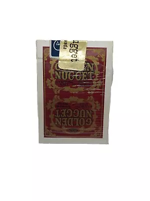 Vintage Golden Nugget Gambling Hall Red Card Deck Las Vegas Used Sealed • $21.99