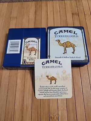 Vtg Camel Turkish Gold Smooth And Mellow Turkish Blend Cigarette Tin Only.OBO  • $22