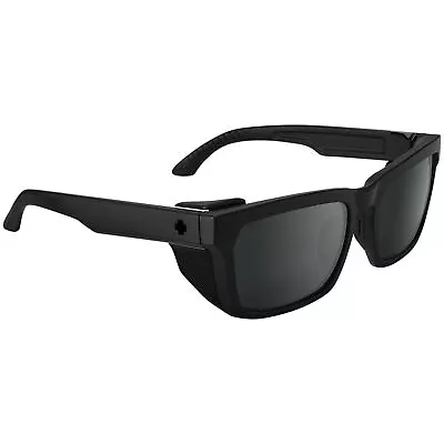 SPY Optic HELM TECH Sunglasses Matte Black Happy Gray Green Mirrror 3DAY SHIP • $149.99