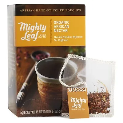 Mighty Leaf Herbal Tea Organic African Nectar 15 Pouches (Pack Of 3) • $41.66