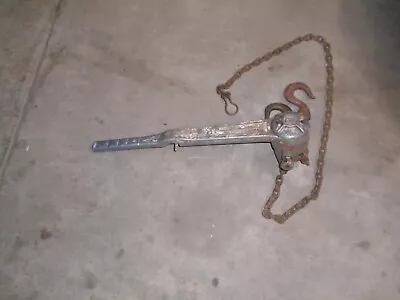 CM 3/4 TON HOIST LIFT Model B PULLER 5' CHAIN COME ALONG COLUMBUS MCKINNON USA • $150