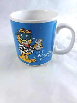 Garfield Coffee Mug Cup Cool Daddy Vtg 1978 By Enesco Shades 3.5   • $3.50