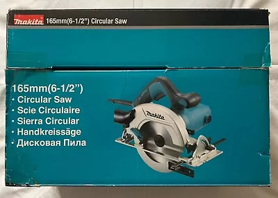 MAKITA HS6601 CIRCULAR SAW 1050W CORDED 240V 165mm TCT BLADE IMMACULATE COND. • £75.95