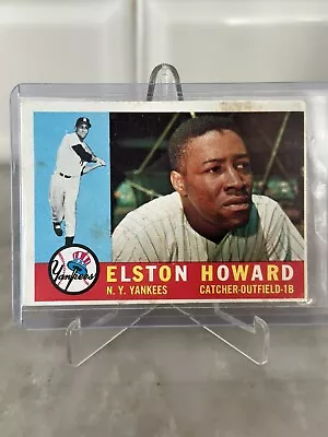 1960 Topps Baseball Card #65 Elston Howard New York Yankees FAIR O/C Vintage • $3.99