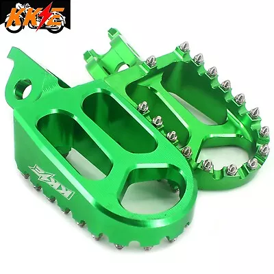 KKE CNC Footpeg Footrest Pedal For Kawasaki KX250F 2006-2019 KX450F 2007-2019 • $32.79