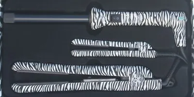 Hsk 28 Velvet Touch Zebra Curling Iron And Iron Set #2 • $500