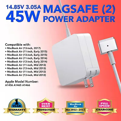 Charger Power Adapter Cord 45W For Apple 11  13  MacBook Air 2014 2015 2016 2017 • $14.95