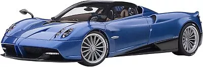 AUTOart 1/18 Pagani Huayra Roadster Blue Carbon 78286 • $332.41