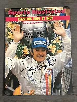 Autographed Johnny Rutherford Indianapolis Indy 500 Racing Sports Illustrated • $3