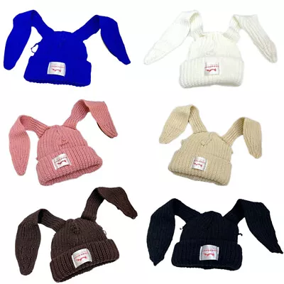 Rabbit Long Ear Hat Knitted Hat Warm Cap Unisex Cap Beanie Long Ear Hat BunnyHat • $12.87