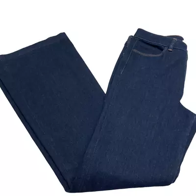 J Brand Xfit Lycra Wide Leg Dark Wash Jeans Women's Size 30 • $34.47