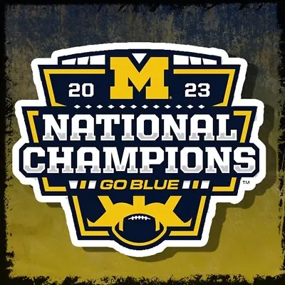2023 National Champions Michigan Wolverines Full Color Decal Sticker • $3.99