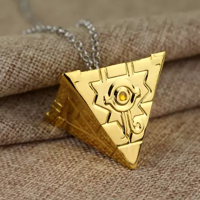 Yu-gi-oh Millennium Puzzle Necklace Pendant Yugi Pegasus Chain Toys Cards • £6.99