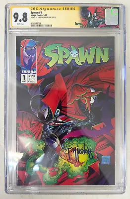 Spawn #1 1992 CGC SS 9.8 Signed By Todd McFarlane - Spawn Custom Label • $499.99