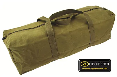 Mens Combat Army Military Equipment Tool Travel Canvas Pack Surplus Duty Kit Bag • £14.99