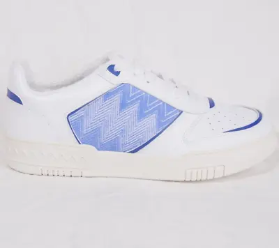 Missoni Sport White-Blue Basket New Low Men's Sneakers Shoes US 8 RRP $417 • $99.68