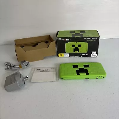 New Version Nintendo 2ds Xl Minecraft Creeper Edition Boxed  • $369.99