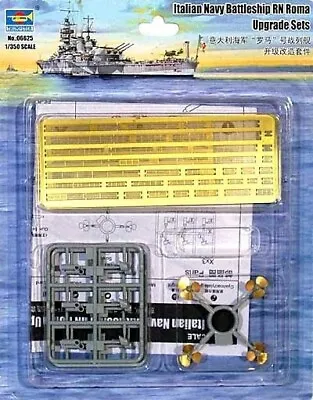 Trumpeter 06625 1:350th Scale Italian Navy Battleship RN Roma Upgrade Sets • £29.99