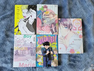 EXPLICIT! Yaoi /Boys Love English Manga Lot Of 5 Books • $45