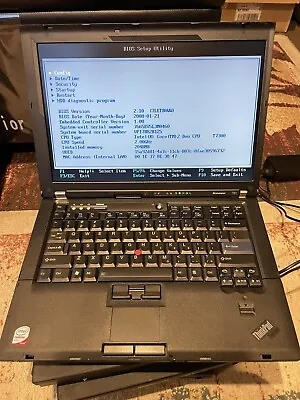 Lenovo Thinkpad T61 Core 2 Duo T7300 @ 2.0GHz / 2GB / NO HDD - VINTAGE • $79.95