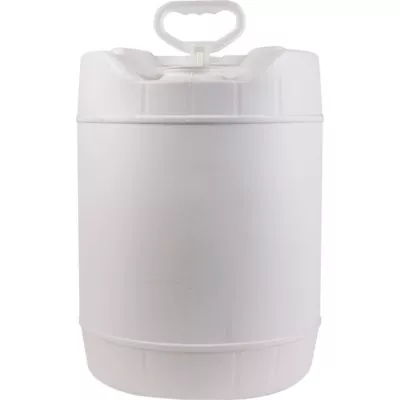 5 Gallon HDPE Stackable Water Container Round White Plastic Pail NEW Rieke ROPAK • $15.76